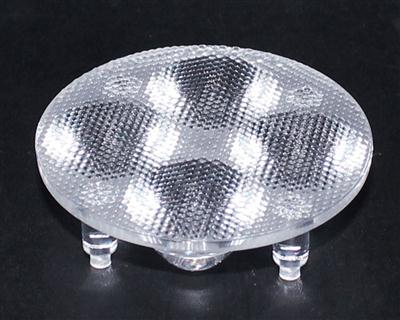 光學透鏡,大功率led透鏡,連體天花燈透鏡，XJ-50-4*1帶腳珠面